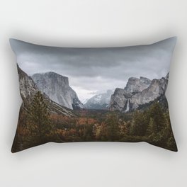 Moody Yosemite Tunnel View Rectangular Pillow