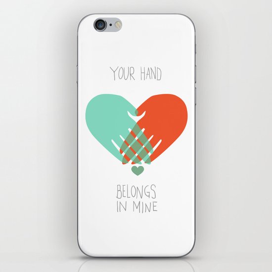 I wanna hold your hand iPhone & iPod Skin