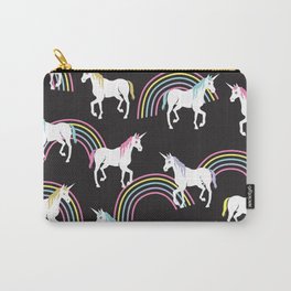 Rainbow Unicorns Carry-All Pouch