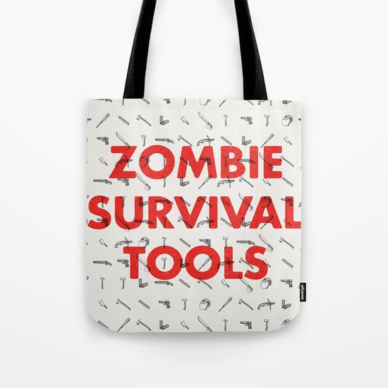 Zombie Survival Tools - Pattern 'o tools Tote Bag