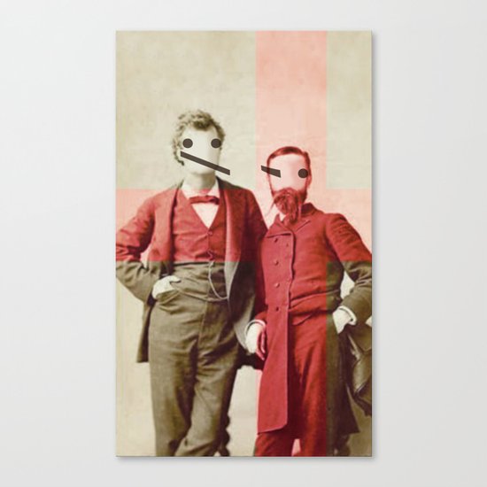 the backslash brothers Canvas Print