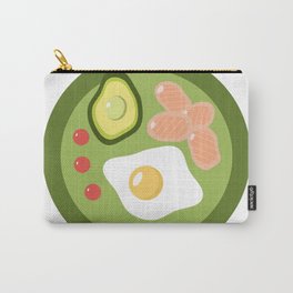  Healthy breakfast minimalistic illustration. Carry-All Pouch