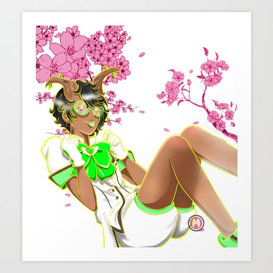 Wood Fairy Art Print