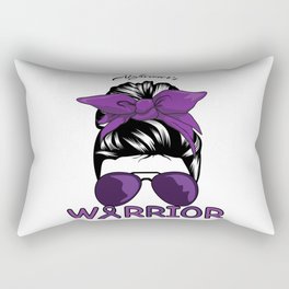Alzheimer's Warrior Alzheimer's Awareness Rectangular Pillow