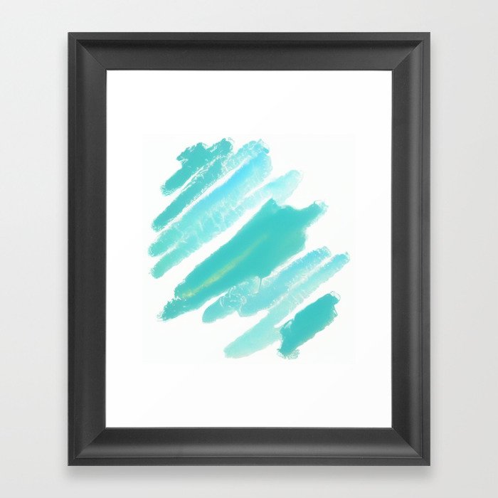Abstract - mint Framed Art Print
