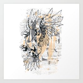 hawk design Art Print | Birds Of Prey, Graphicdesign, Quotes, Books, Gift Idea, Taizai, Keys, Cobra Kai Merch, Bring To The Man, Boar Sin 