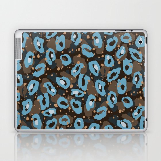Blue Leopard  Laptop & iPad Skin