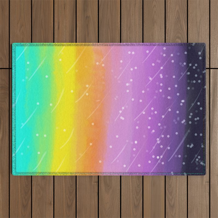 Meteor Shower Outdoor Rug