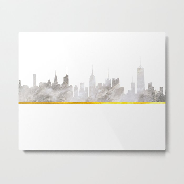 New York Skyline Metal Print