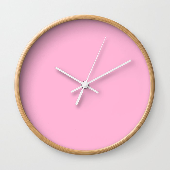 Easter Cake Pink Wall Clock