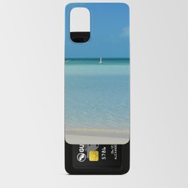 Most peaceful beach | Turks and Caicos islands | Sapodilla bay summer Android Card Case