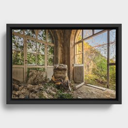 Lost Place - tale a seat Framed Canvas