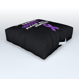 Defeated Cancer Uninstalling Now Cancer Awareness Lover Outdoor Floor Cushion