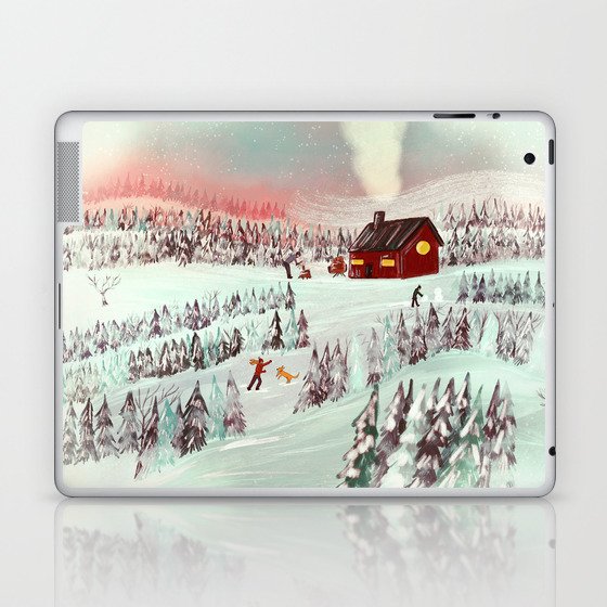 The Winter Cabin Laptop & iPad Skin