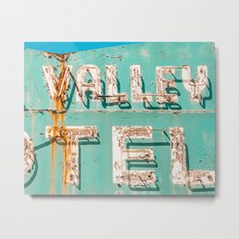 Valley Tel Metal Print