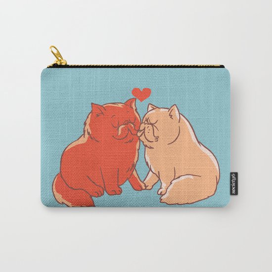 Cat Kisses Carry-All Pouch