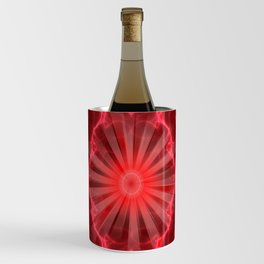 65 MCMLXV Cosplay Red Burst of Light Effect Pattern Wine Chiller