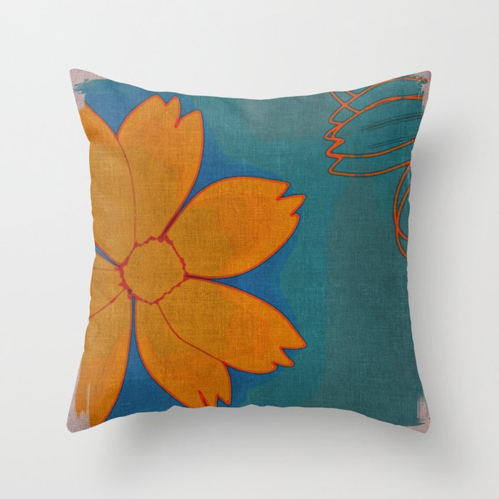 Where Flowers Bloom Throw Pillow