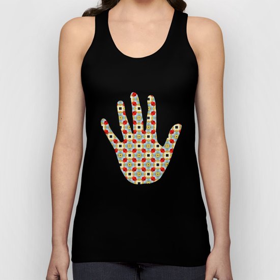 Embellecimiento Pattern Unisex Tank Top