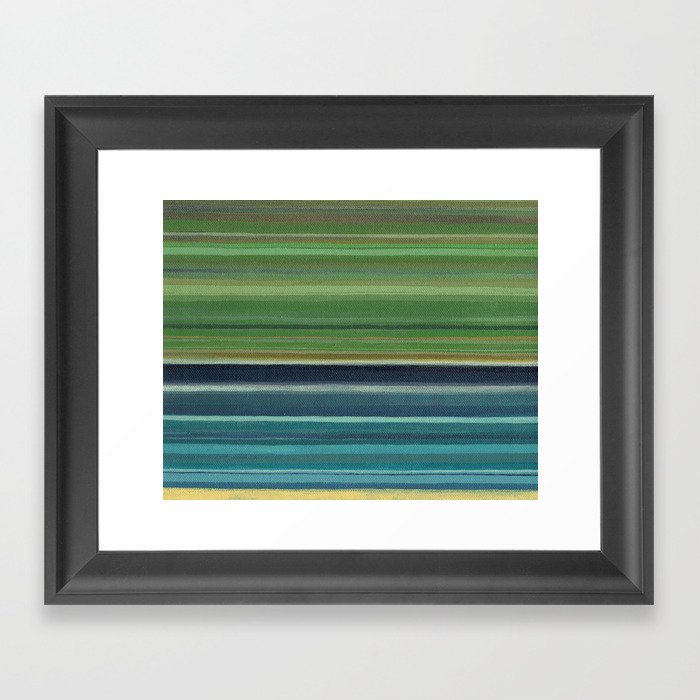 Just Stripes Framed Art Print