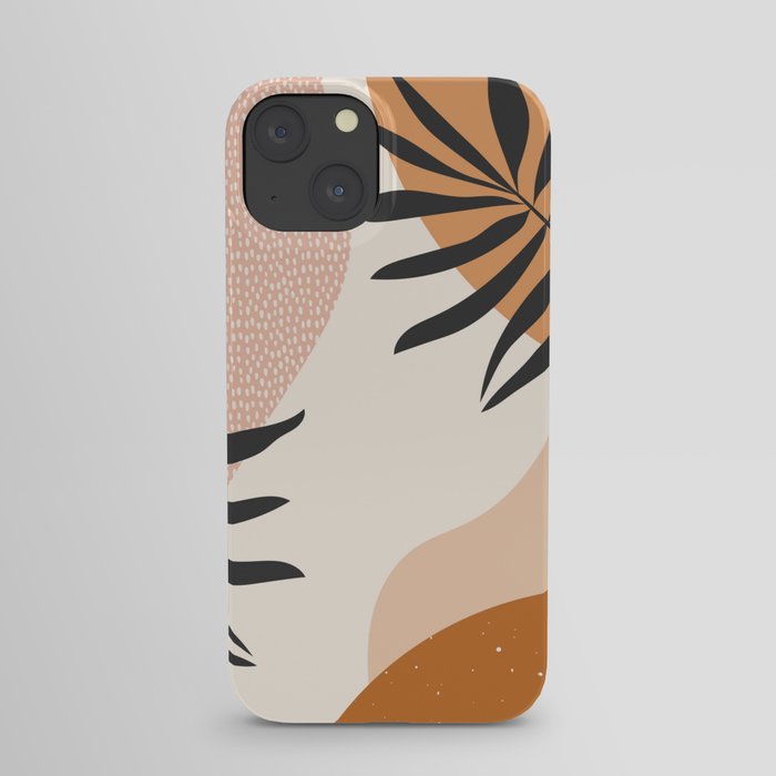 Earthy Leaves iPhone Case