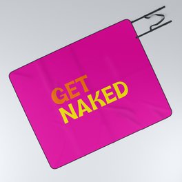 Get Naked Picnic Blanket