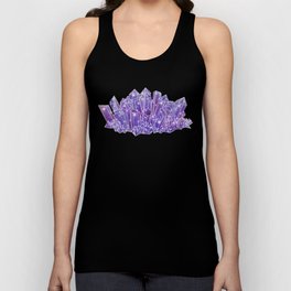 Purple Crystal Cluster Tank Top