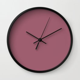 Rose Dust - solid color Wall Clock