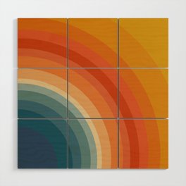 Retro 70s Color-Palette 1 Wood Wall Art