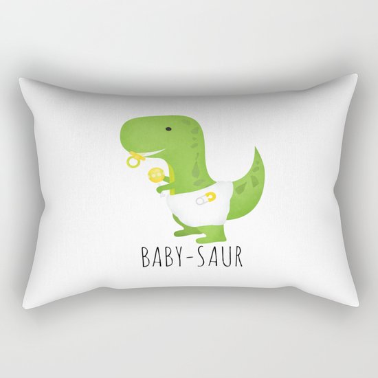 Baby-saur Rectangular Pillow