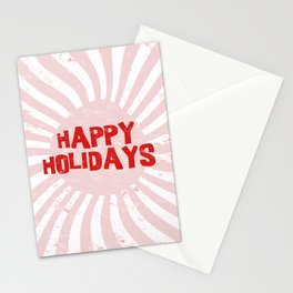Happy Holidays Stationery Card