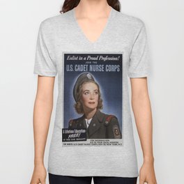 Vintage poster - U.S. Cadet Nurse Corps V Neck T Shirt