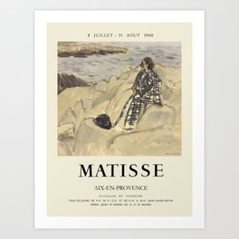 Exhibition poster-Henri Matisse-1960. Art Print