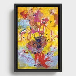Abstract #17 Framed Canvas