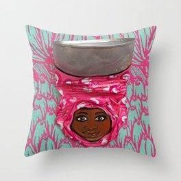 AfriCan Sister Love Throw Pillow
