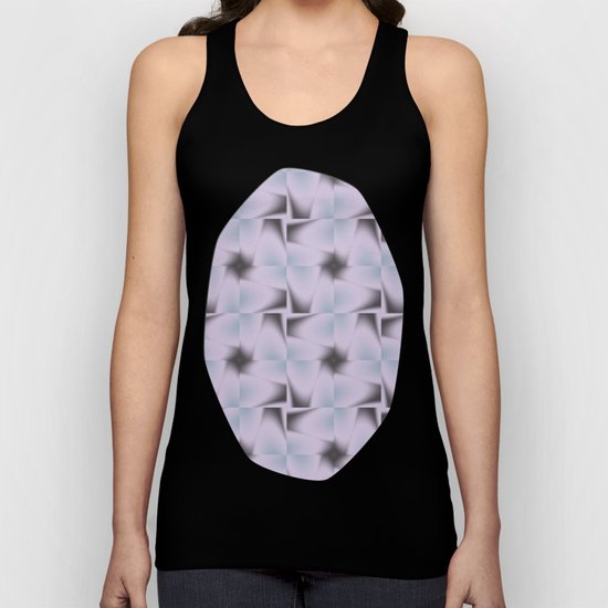 Origami Tiles Fractal in TPGY Unisex Tank Top