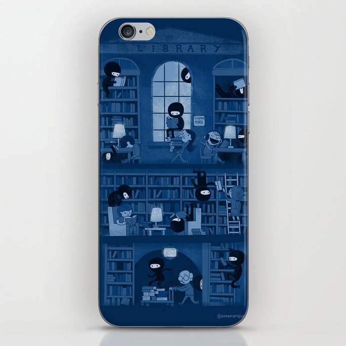 Silence in the Library iPhone Skin