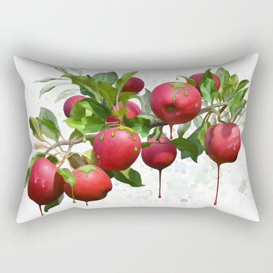 Melting Apples Rectangular Pillow