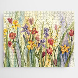 Spring Medley Flowers Jigsaw Puzzle
