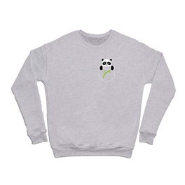Panda Bear Bamboo Pocket Crewneck Sweatshirt