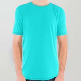 CYAN COLOUR All Over Graphic Tee