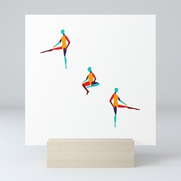 Modern minimal human art print Mini Art Print