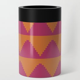 Geometric Pyramid Pattern VIII Can Cooler