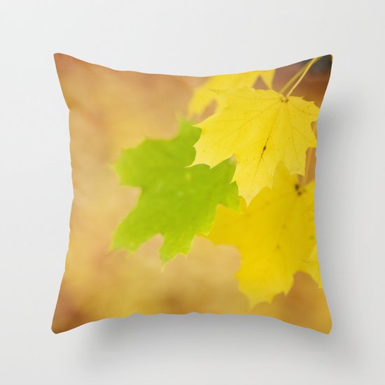Gold rush Throw Pillow