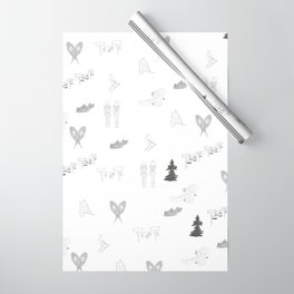 Winter Sports Wrapping Paper