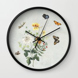 Waiting on Spring Wall Clock