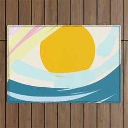 Abstract Sunrise (D205) Outdoor Rug