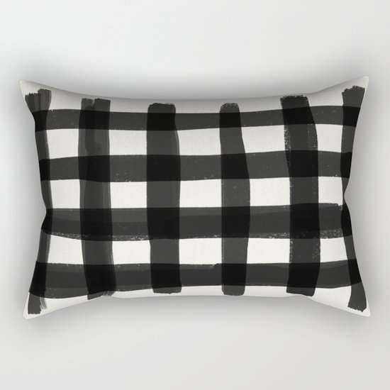 Checkish Rectangular Pillow