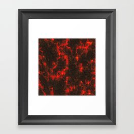 Black and Red Abstract Background Framed Art Print