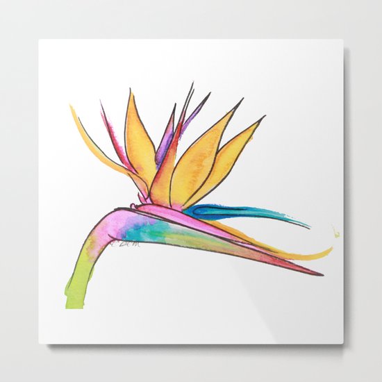 Oiseau du paradis Metal Print